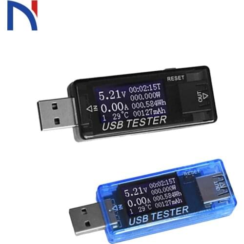 Voltmeter 8 in1 QC2.0 3.0 4-30v Electrical power USB capacity voltage tester current meter monitor voltmeter ammeter