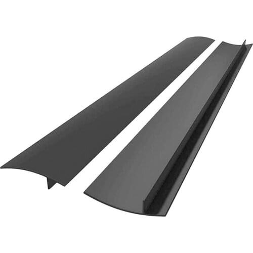 21 inch Kitchen Silicone Stove Counter space Cover, Seals Spills Between Counter, Stovetop, Oven, Washer & Dryer, 2 Pack