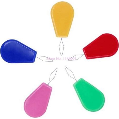500bag 10/20PCS Sewing Stitch Bow Wire Needle Threader Insertion Household Tool Colorful Hand Craft Plastic Sewing Machines
