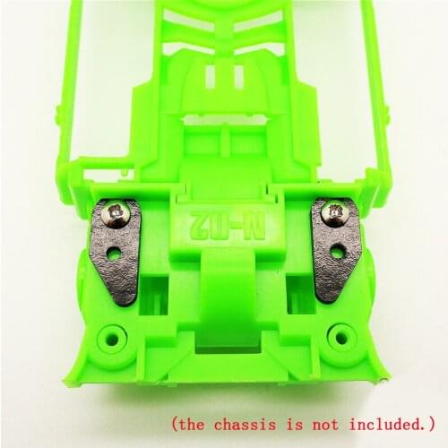 8pcs Homemade Lightweight Carbon Fiber Reinforcing Plate for Suspension Chassis Tamiya Mini 4WD Car Model Parts