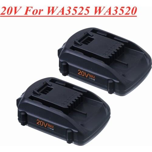 20V 2000mAh WA3525 Rechargeable Battery For WORX WA3742 WG155 WG160 WG255 WG545 WA3520 WA3525 WA3760 WA3553 L50