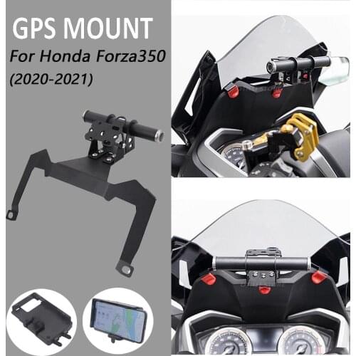 For Forza350 Motorcycle Accessories 2020 2021 For Honda For Forza 350 Windshied Mount Navigation Bracket GPS Smartphone Holder