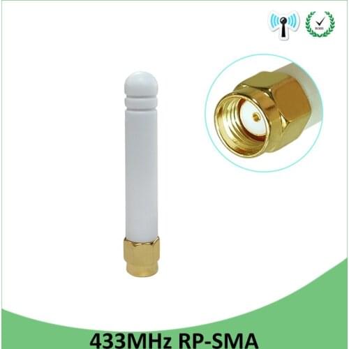 433MHz Antenna RP-SMA Connector 3dbi Plug 433 mhz directional antena waterproof antenne for Lorawan watermeter Gasmeter