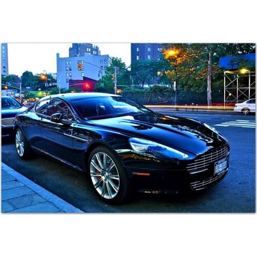 Aston Martin Vantage V8 Vantage GT12 Supercar HD Wallpaper Picture Canvas Prints Paintings Wall Art Poster for Home Decor