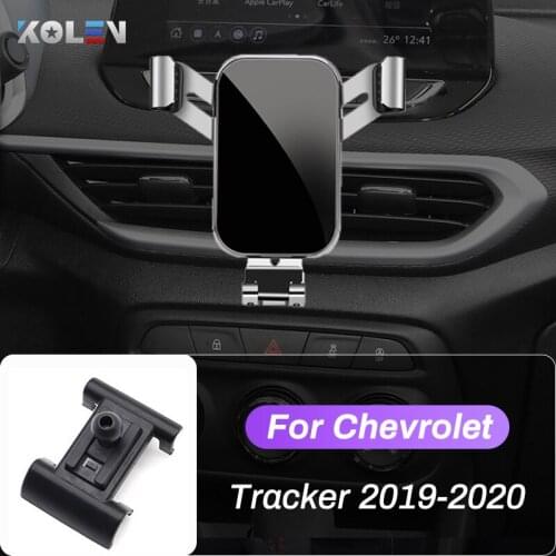 Car Mobile Phone Holder For Chevrolet Chevy Tracker 2019 2020 GPS Gravity Stand Air Vent Special Navigation Bracket Accessories