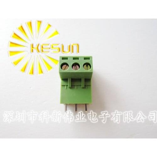 FREE SHIPPING 100PCS 2EDG-5.08-3P + 2EDGV-5.08-3P 2EDG 2EDGV 3Pin Straight Pin Plug-in Screw Terminal Block ROHS