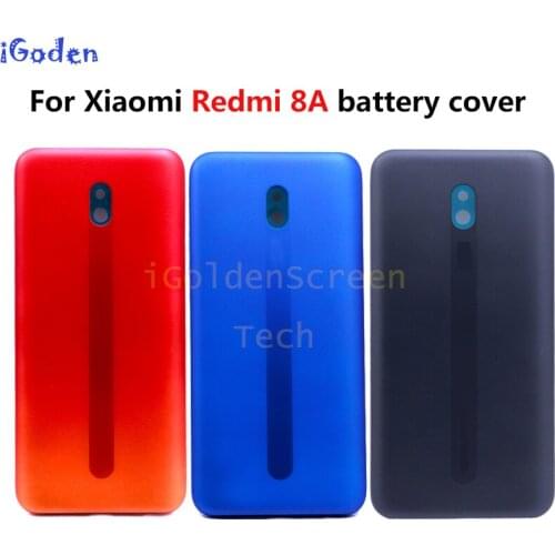 Battery Cover For Xiaomi Redmi 8A Back Housing Case Battery Door Glass Back Cover Phone Replacement Repair Parts for redmi 8A
