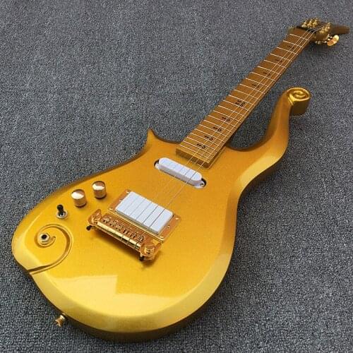Lefty Prince Cloud guitar left handed Electric Guitar sperm Symbol inlays hand made guitar free shipping