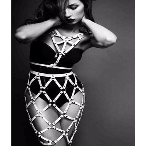 Garter belts for stocking Cosplay women belts gothic punk party leather harness belts apparel accessroy for sexy lingerie