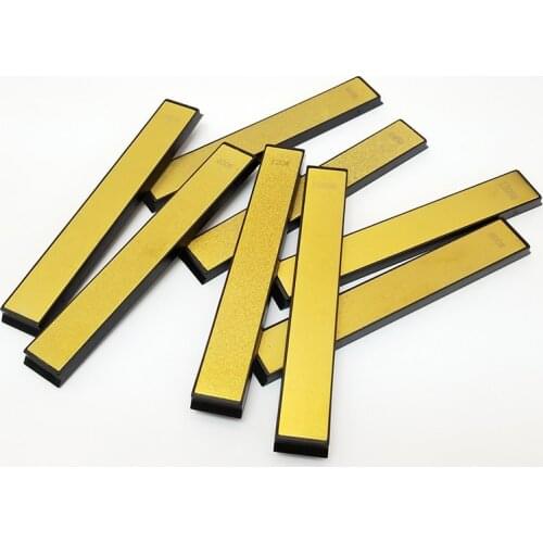 Knife Sharpner Professional Golden Diamond Plate Kitchen Knife Sharpener Stone Whetstones Knife Sharpening Tool