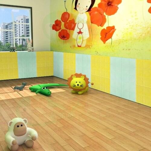 Anti-collision and thickening self-adhesive soft package TV background wall 3d living room waterproof bedroom foam wallpaper