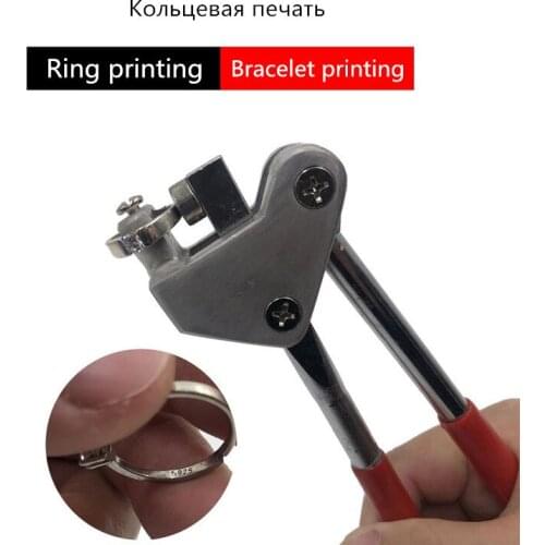 Manual Steel Calipers Plier Stamping Seal Sealing Pliers Jewelry Marking Tool Set Bracelet lifting jewelry type printing pliers