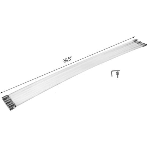 Chimney Cleaning Brush Fireplace Flue Sweep Whip Cleaner Tools 10FT Flexible Rod