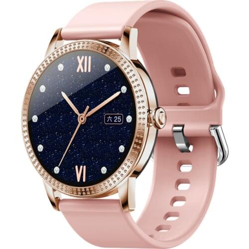 CF18 PLUS Smart Watch Women 1.08 Full Touch IP67 Waterproof Heart Rate Monitor Sport Fitness Tracker Smartwatch For Android IOS