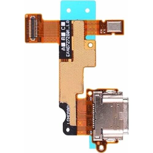 USB Charger Port Flex Cable + Microphone Flex Cable Replacement for LG G6 H870 H871 H872 H873 H870K VS998 LS993 US997
