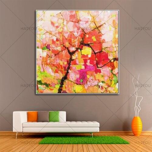 100% Handpainted Modern abstract Oil Painting on Canvas knife acrylic oil painting wall art Decor abstract picture Living room