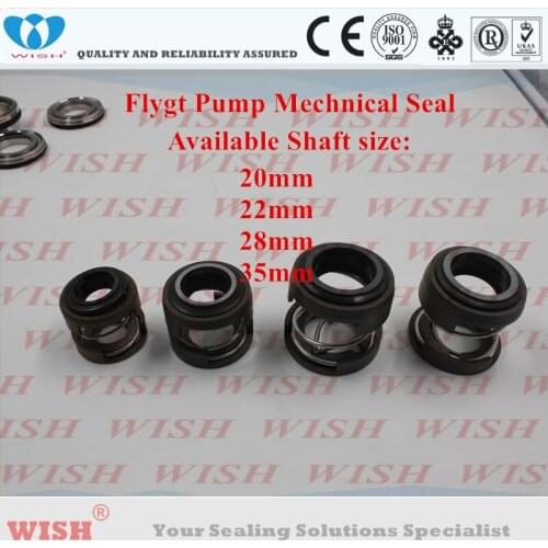 20mm Flygt mechanical seal type A for Flygt pump code 2024,2066,2075,2101,3065,3080,Ready 24
