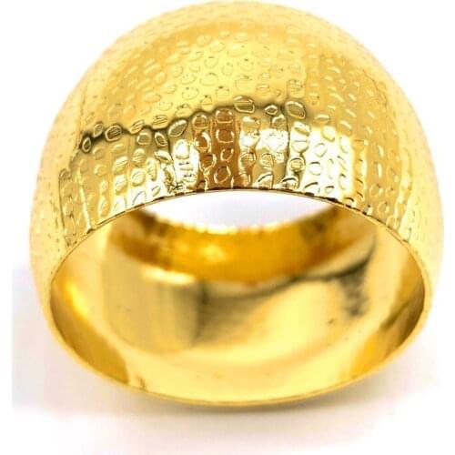 8PCS/Metal Napkin Ring Hollow Dot Pattern Napkin Holder Gold Napkin Ring Table Decoration Used for Party Hotel Wedding Banquet