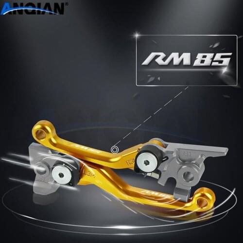 For Suzuki RM85 Motorcycle Accessories Dirt Pit Bike Motocross Pivot Brake Clutch Lever RM 85 2005-2015 2010 2011 2012 2013 2014