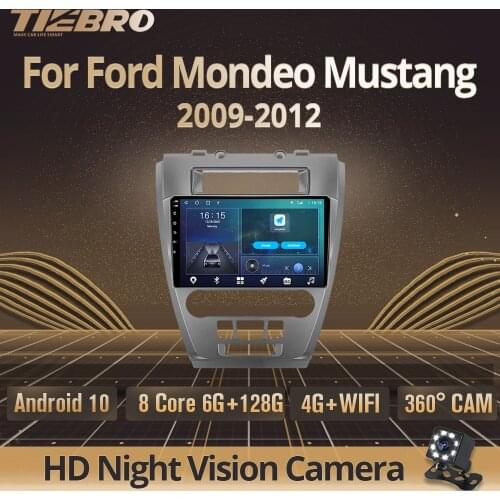 2DIN Android 10.0 Car Radio For Ford Fusion Mondeo Mustang 2009-2012 GPS Navigation Stereo Receiver Auto Radio DSP Car Receiver