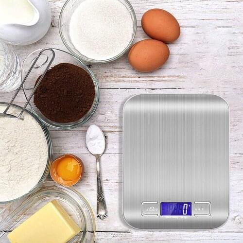 5kg/10kg Household Kitchen Scale Electronic Food Scales Diet Scales Measuring Tool Slim LCD Digital Electronic Weighing Scale