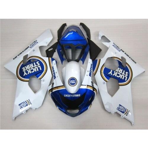 ABS Fairing kits For Suzuki K4 GSXR750 2004 2005 GSXR600 custom aftermarket GSXR 600 750 04 05 blue white body Fairing parts