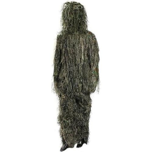 Camouflage Ghillie Suit 3D Woodland Military Sniper Shooting Uniform Outdoor Hunting Airsoft Birding Suit Camouflage Clothing