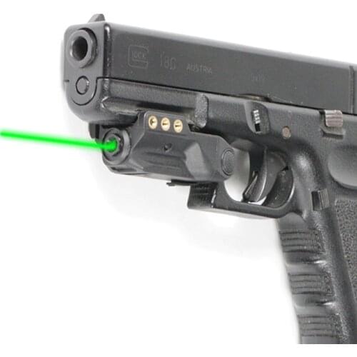 Micro Glock Laser Green LS-L9 FRN Lightweight Green Laser pointer for real Gun Pistol with Type-C Charger