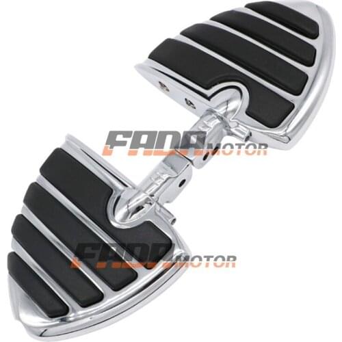 Rear Foot Pegs Footrest for Yamaha Stryker 11-18 V-Max 85-08 Road Wild Star XV1600 1700 Midnight Silverado 96-14 (099)