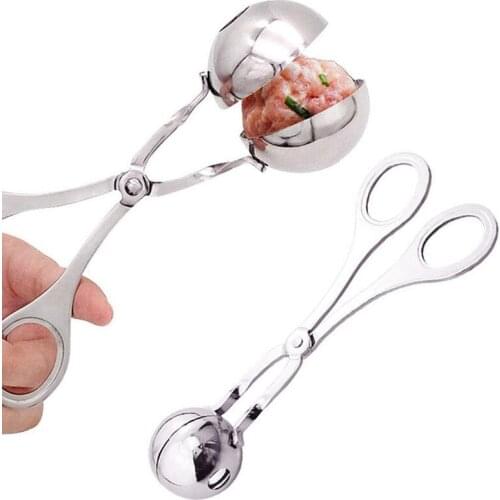 Kitchen Meatball Maker Stainless Steel Stuffed Meatball Clip DIY Fish Meat Rice Ball Maker Meat Mold Tools Kitchen Accessories