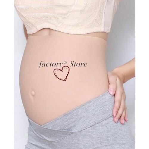 Crossdresser Silicone Belly Fake Pregnant False Medical Tummy Artificial Stomach For Actor Drag Queen Performer