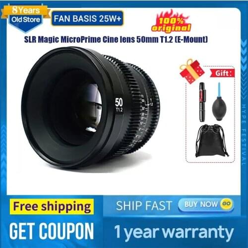 SLR Magic MicroPrime Cine 50mm T1.2 (E-Mount)