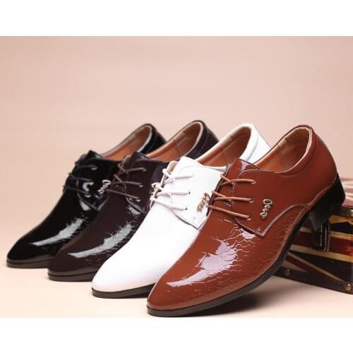 Business Luxury OXford Shoes Men Breathable Leather Shoes Formal Dress Shoes Male Office Party Shoes for Men Wedding Shoes