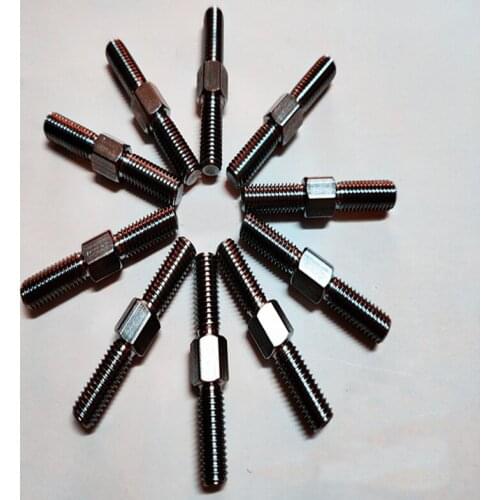 Stainless steel double head screw positive and negative tooth bolt fish eye connection screw live tooth bar