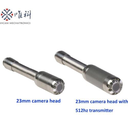 Spare parts! Dia.23mm stainless steel waterproof sewer inspection camera head with transmitter