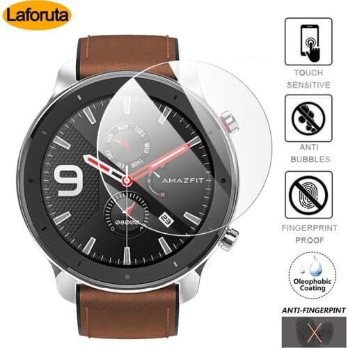 Screen Protector Tempered Glass For Xiaomi Huami Amazfit GTR 47mm 42mm For Amazfit Verge / Verge Lite Protective Film Guard