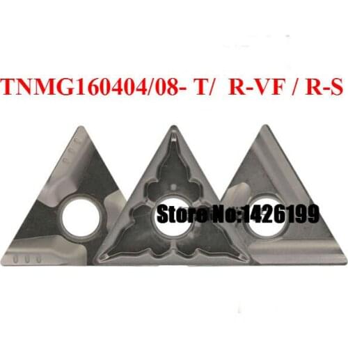 10PCS TNMG160404 TNMG160408 R-VF/ L-VF/ R-S/L-S/ T Metal Ceramic Inserts Cutter Carbide Alloy for Lathe Holder MTJNR / WTJNR