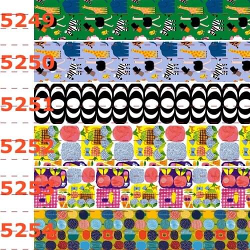 10yards -different sizes - fruit pattern lovely pattern ribbon printed Grosgrain ribbon