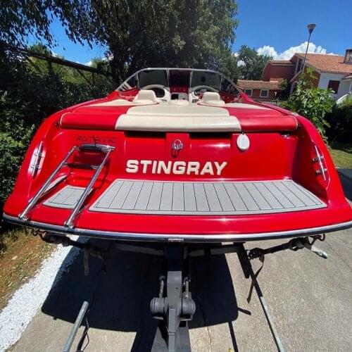 1999 Stingray 230 SX Swim Step Pad Boat EVA Teak Decking 1/4" 6mm