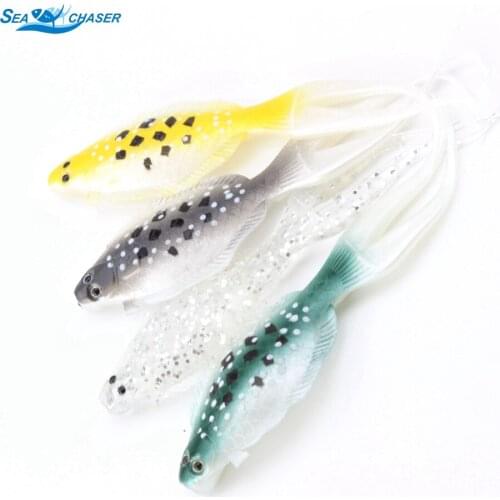 2pcs 120mm 8g Simulated flying fish Soft bait Fishing Lures Wobblers for Deepwater Topwater Baits NEW fishing fish lure