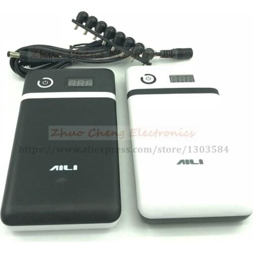 3.6V 5V 6V 9V 12V 15V 16V 19V 21V output mobile notebook power bank box 18650 battery case section 6 universal treasure to DIY