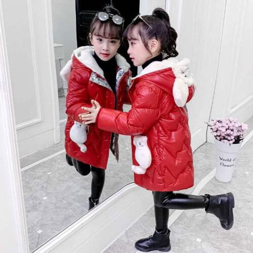 3 Colors High Quality Girls Parkas Kids Coat Children Winter Outerwear & Coats Casual Baby Girls Clothes Autumn Winter Parkas