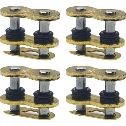 4 Pieces Chain Connecting Master Link,Durable Roller Chain Connecting Link O-Ring Seal For Motorcycle Bike