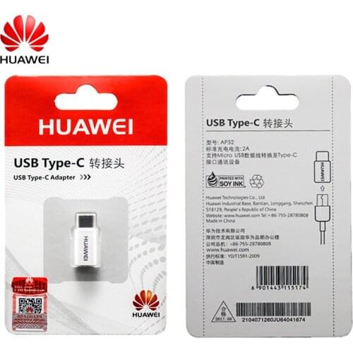 HUAWEI Micro USB To USB C Adapter Mobile Phone Adapter Micro usb Connector For Samsung Xiaomi Huawei P20 pro P10 Plus P 20 P10
