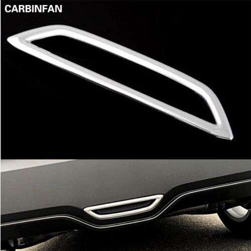 Car Rear Brake Light Trim ABS Chrome For Toyota C-HR CHR 2016 2017 Tail Lamp Frame Cover Glossy Silver Accessories