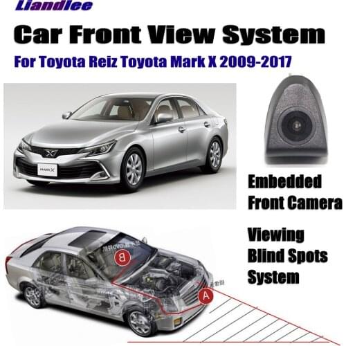 Car Front LOGO Grill Camera For Toyota Reiz Toyota Mark X 2009-2017 2015 Not Reverse Rearview Parking Camera Wide Angle