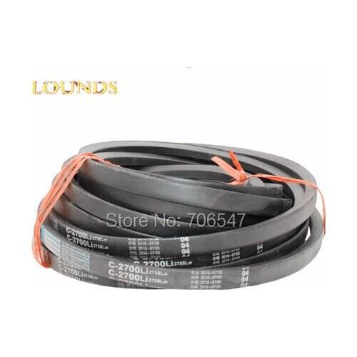 FREE SHIPPING CLASSICAL WRAPPED V-BELT C3048Li C3099Li C3150Li C3200Li C3251Li Industry Black Rubber C Type Vee V Belt