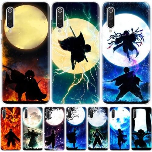 Demon Slayer Kimetsu No Yaiba Cool Phone Case For Xiaomi Mi Note 10 11 9 8 10T 9T CC9 A1 A2 A3 Poco F1 X3 F2 Pro Lite 5X 6X Cove