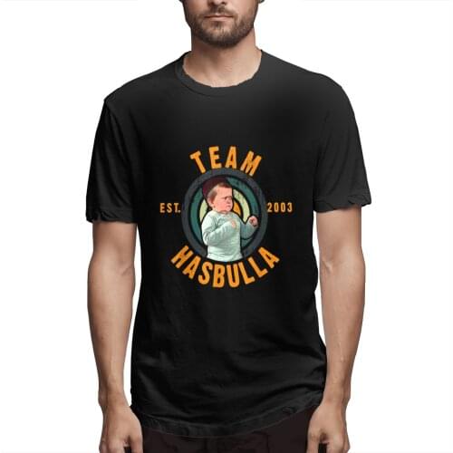 Team EST.2003 Hasbulla Hasbullah Smile Classic 2021 Mens Oversized Summer T-Shirt Printed Hipster Unisex T-Shirt Cotton Tee