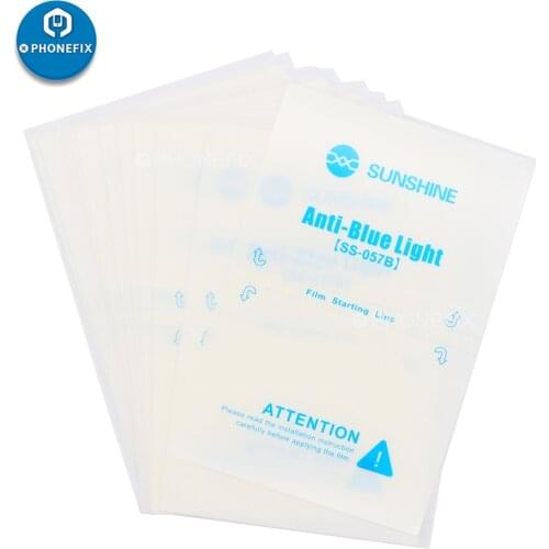 50pcs Sunshine Flexible Hydrogel Film SS-057 SS-057A for SS-890C Auto Film Cutting Machine Mobile Phone Screen Front Film Cut